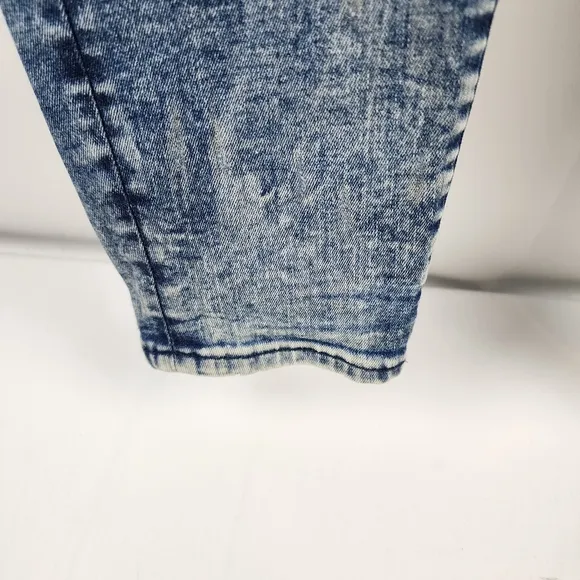 G Star RAW Jeans Womens 29x32 Midge Zip Mid Rise Skinny Distressed Denim