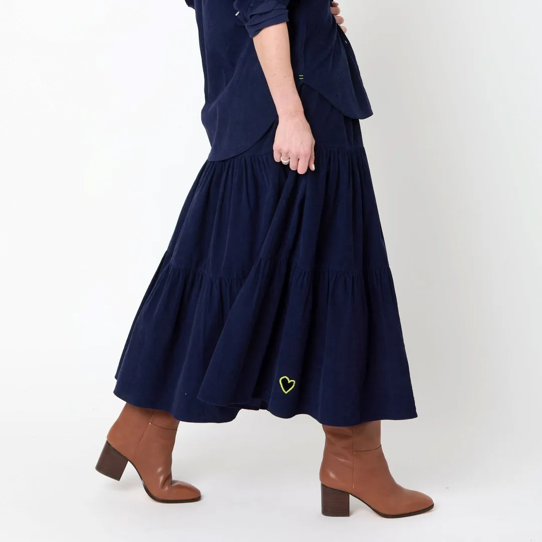Gabrielle Corduroy Skirt