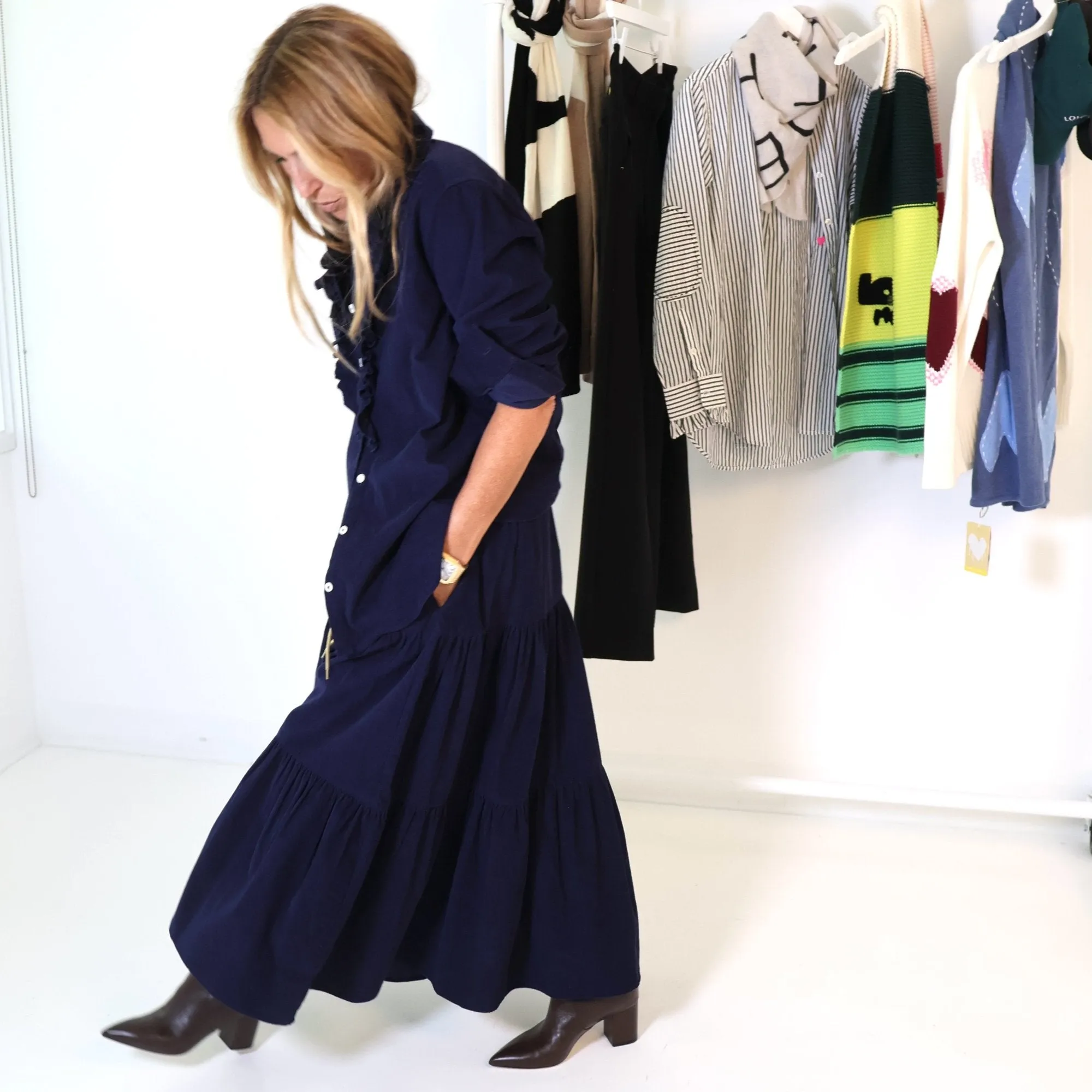 Gabrielle Corduroy Skirt
