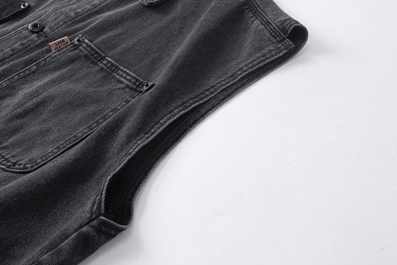 Gallery Dept denim vest loose all match coat