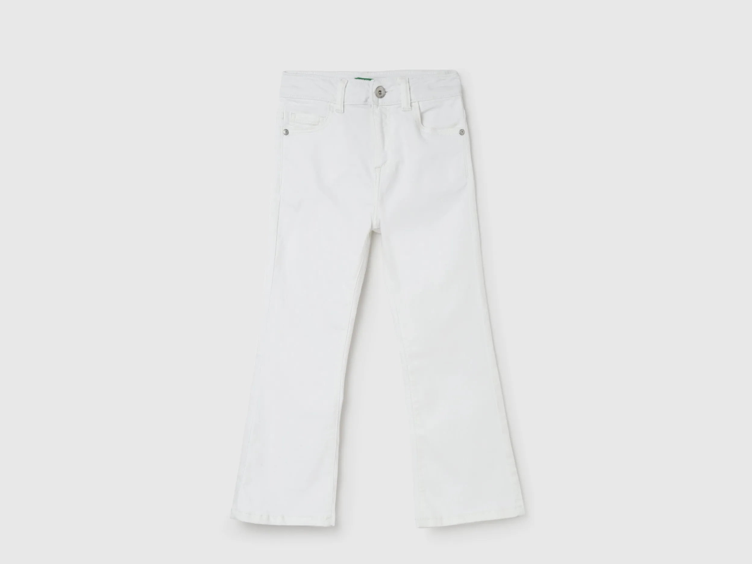Girl's Solid Bootcut Jeans