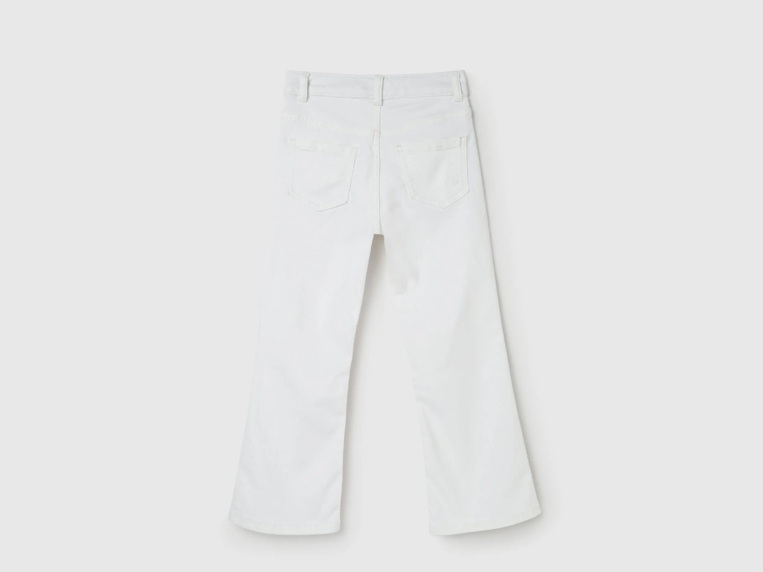 Girl's Solid Bootcut Jeans