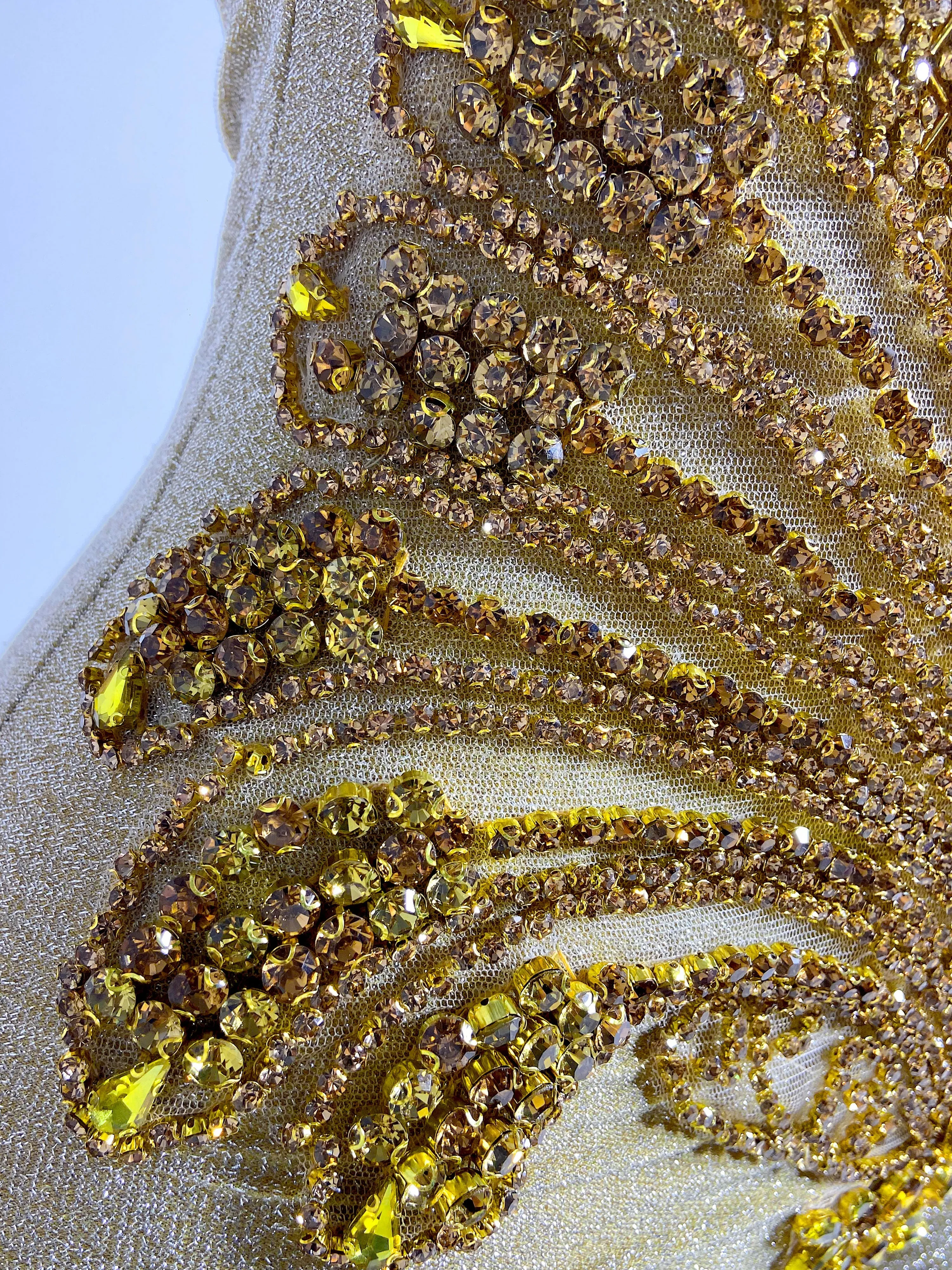 Golden Halter Mini Jumpsuit