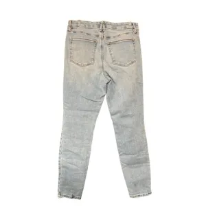 Good American Distressed Light Wash Skinny Jeans Size 12/31