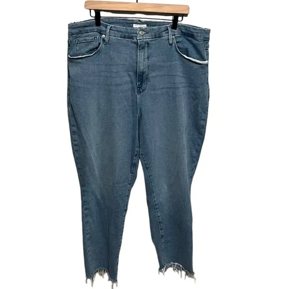 Good American Good Legs Straight Jeans