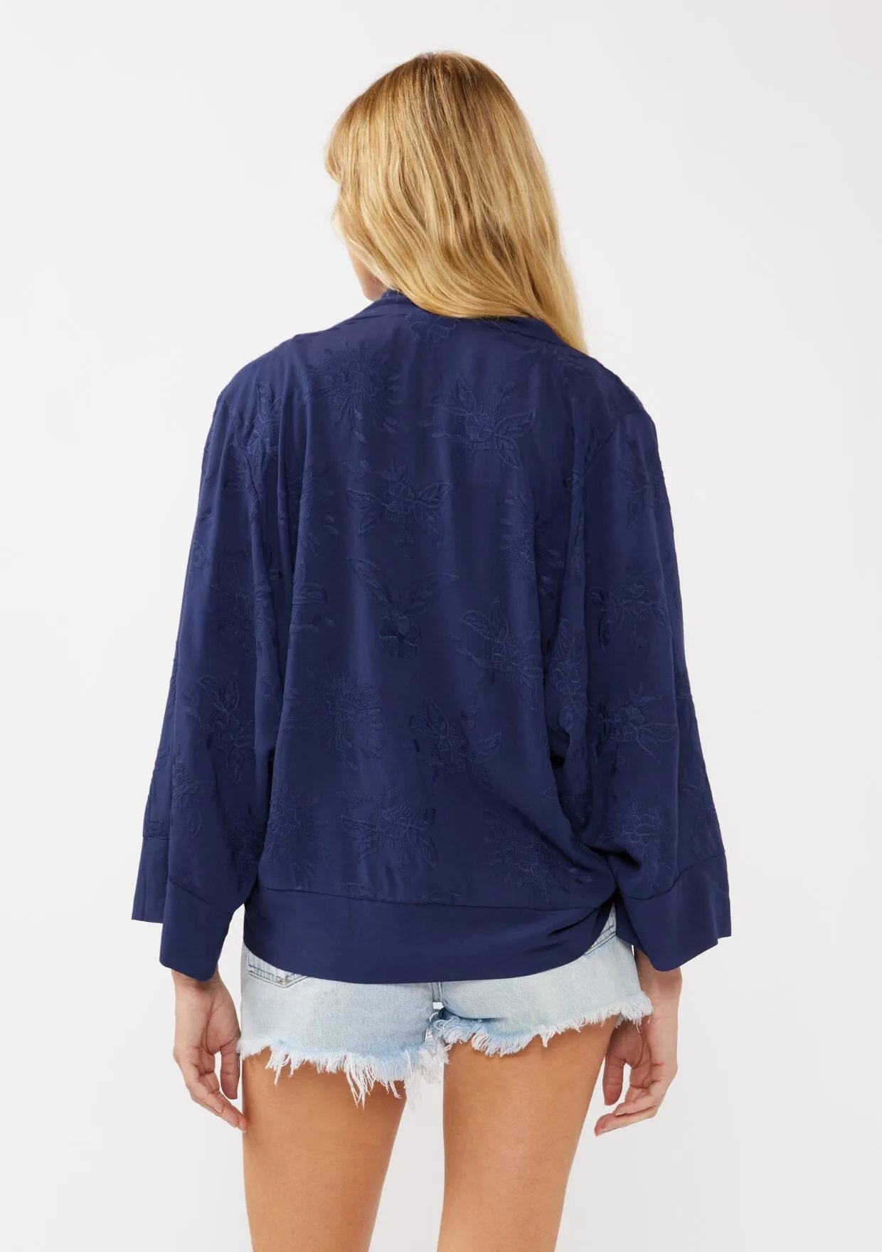 Grace Embroidered Kimono Top