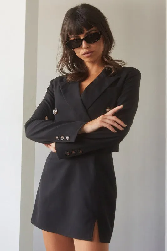 Hali Cropped Blazer Set