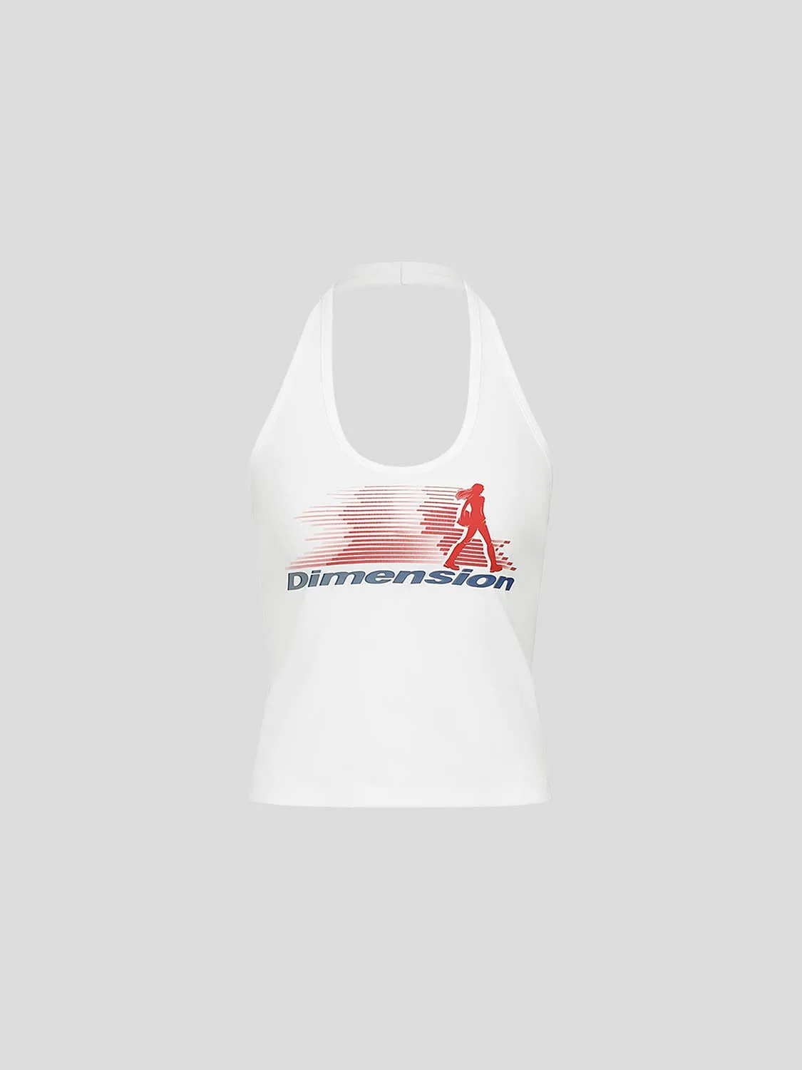Halter Neck Skinny Tank Tops