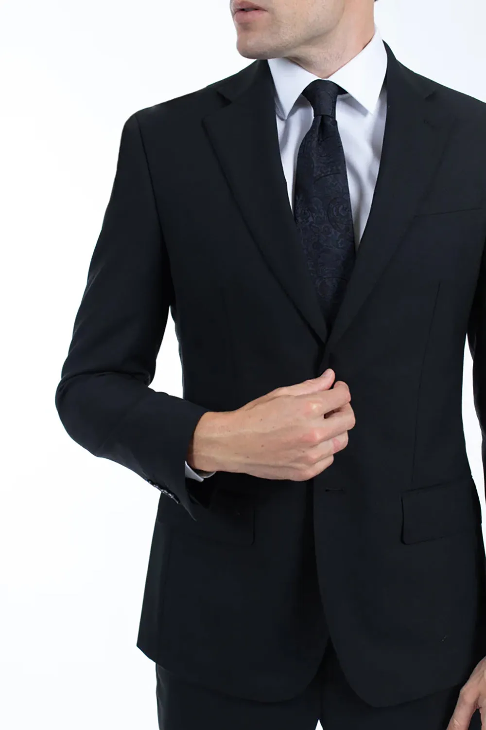 HARDY AMIES BRINSLEY BOX WEAVE SUIT JACKET JKT500