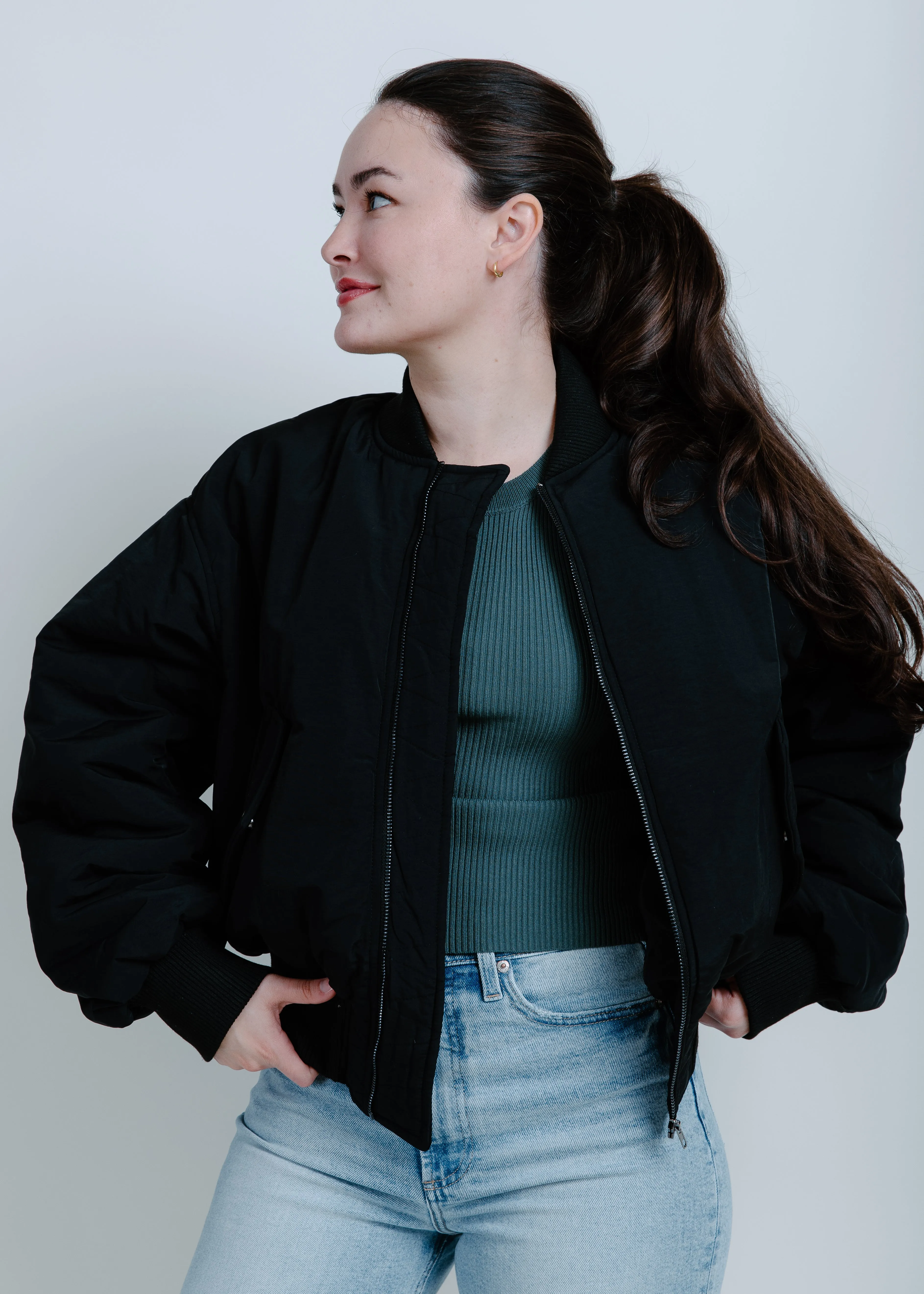 Harper Puffer Jacket - Black