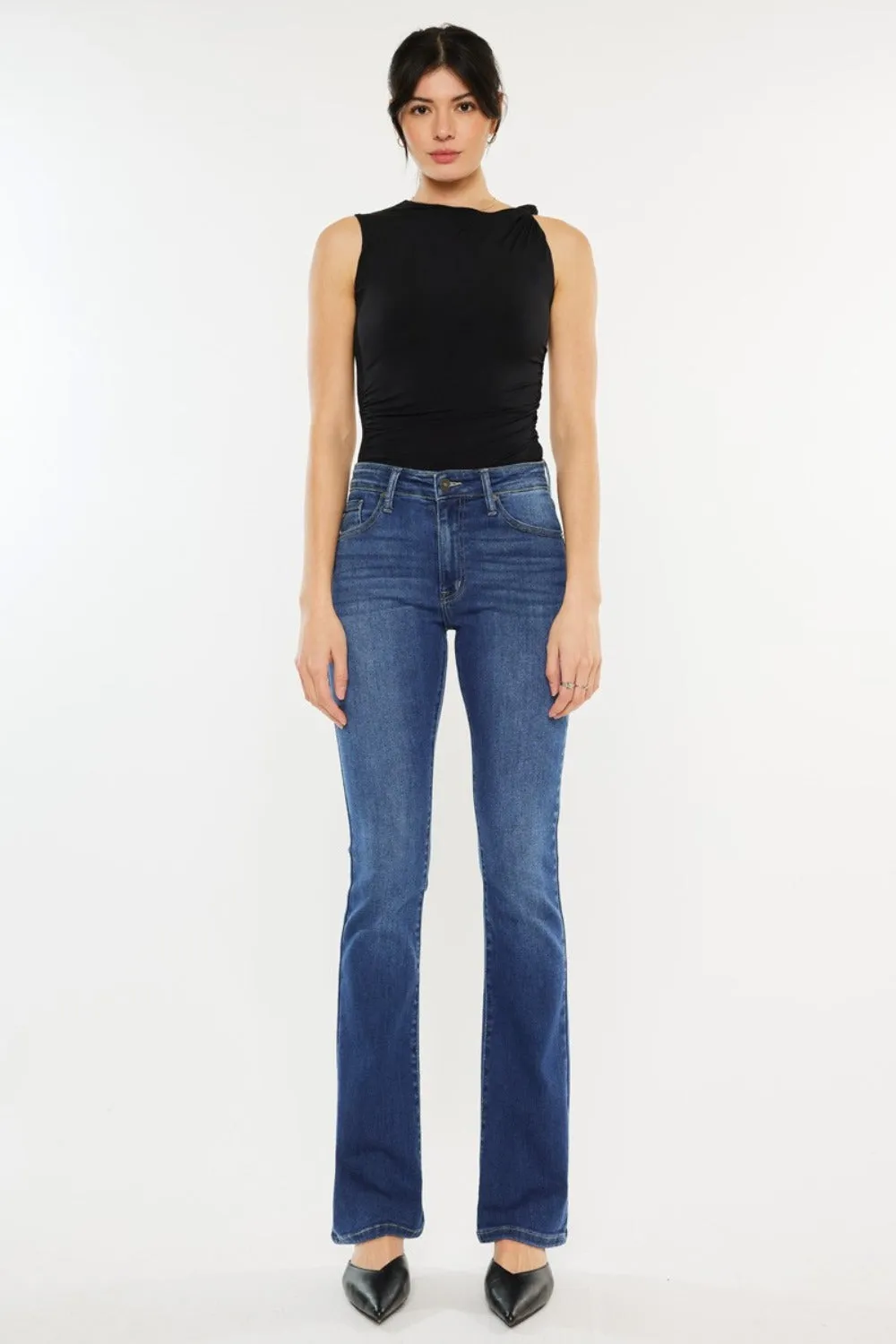 Hazel Blues® |  Kancan High Rise Slim Bootcut Jeans