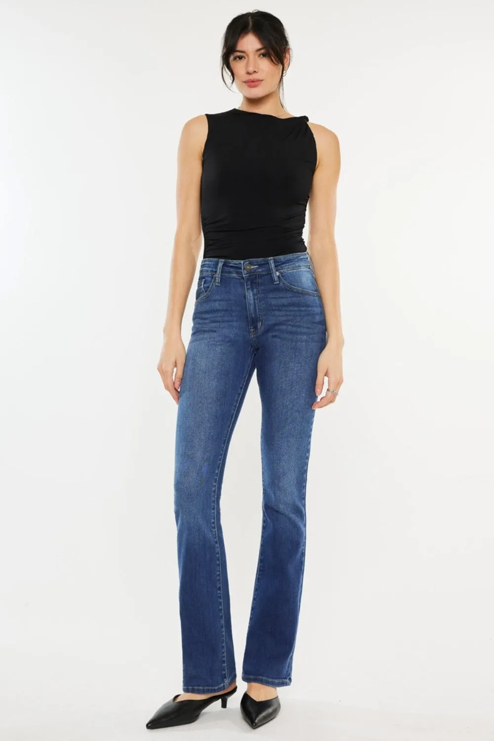 Hazel Blues® |  Kancan High Rise Slim Bootcut Jeans