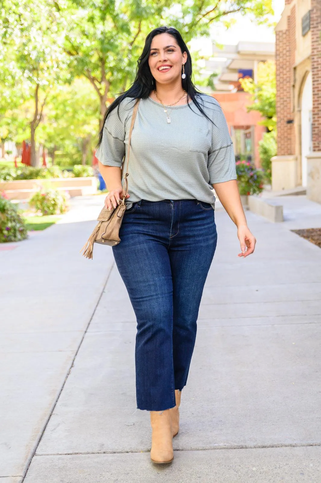 Hazel Blues® | Sofia Dark Wash Skinny Jeans