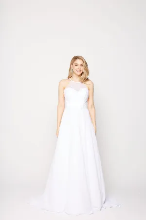 Heather Dress in White by Tania Olsen PO2310