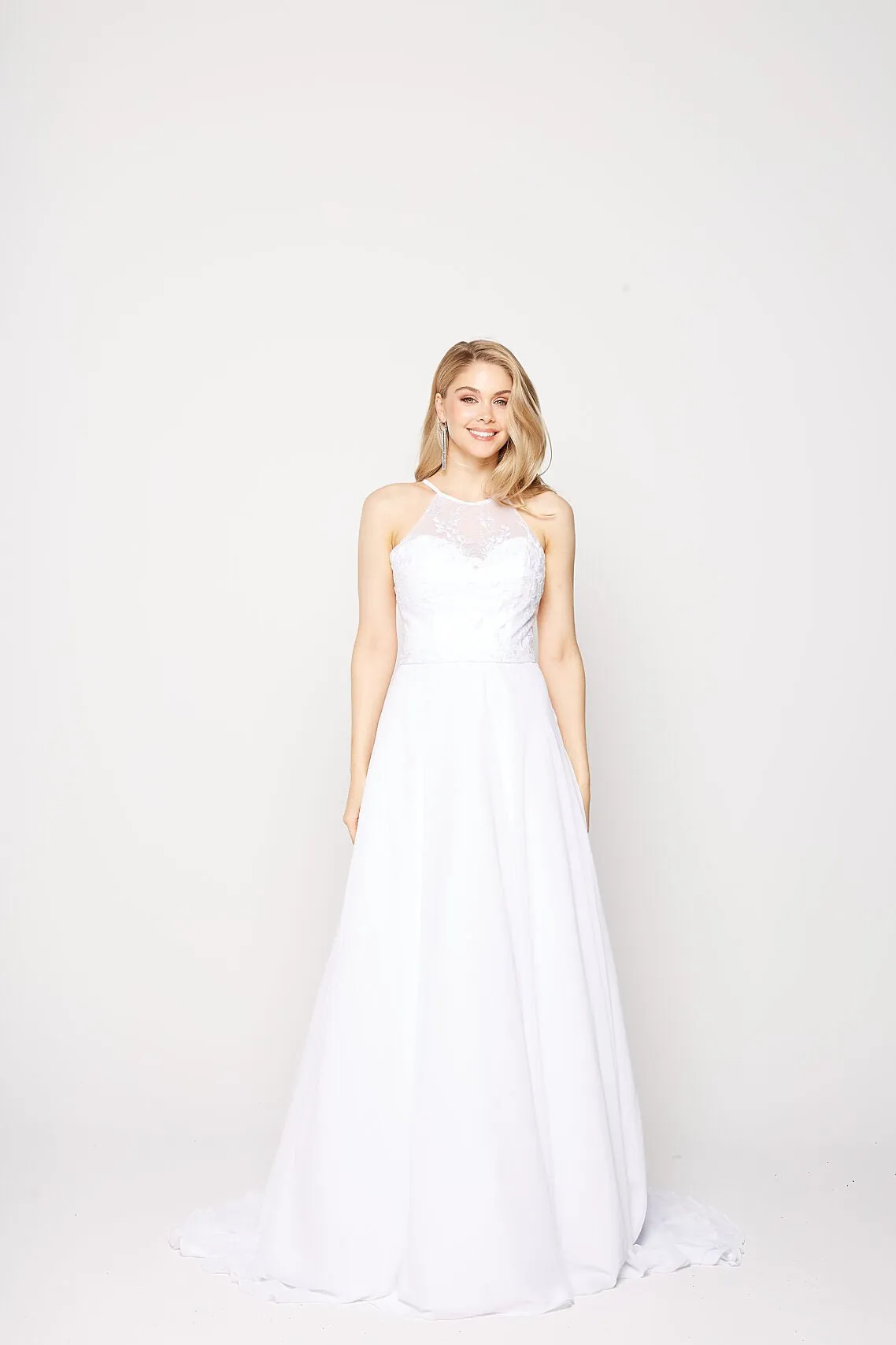 Heather Dress in White by Tania Olsen PO2310