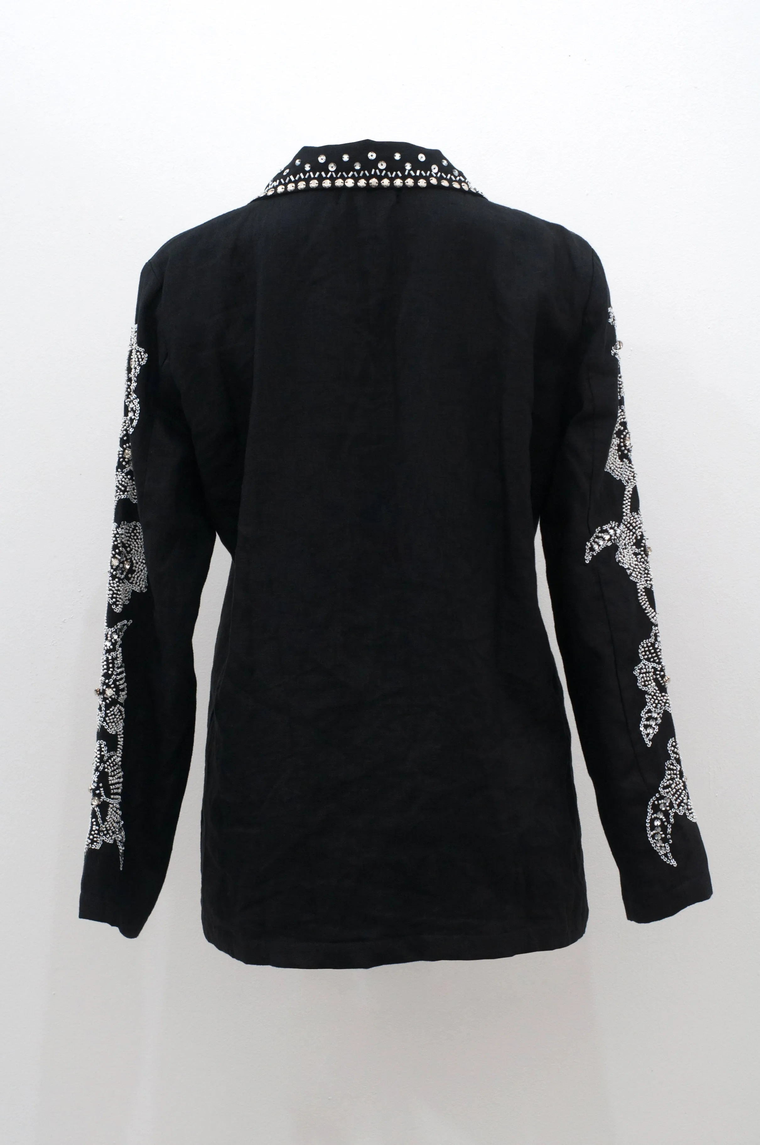 Hibiscus Black Blazer
