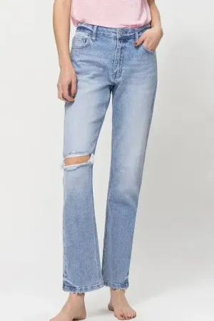 High Rise Stretch Boyfriend Jeans