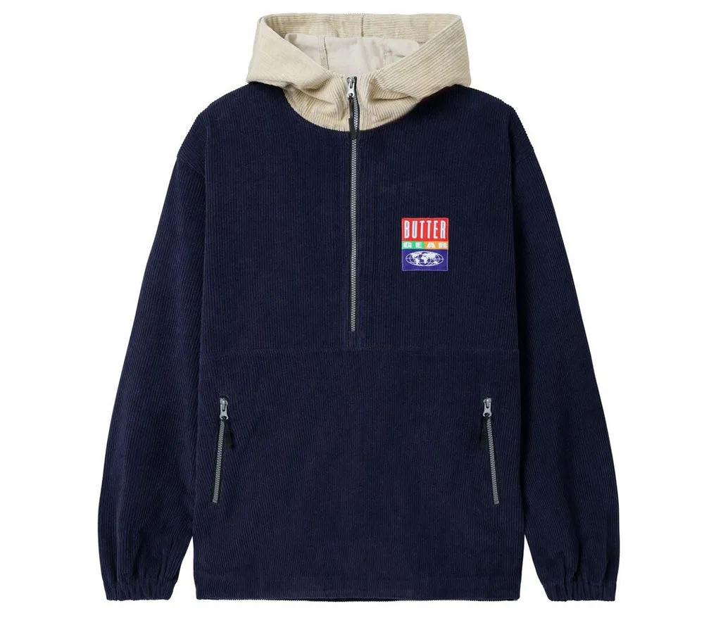 HIGH WALE CORD PULLOVER JACKET
