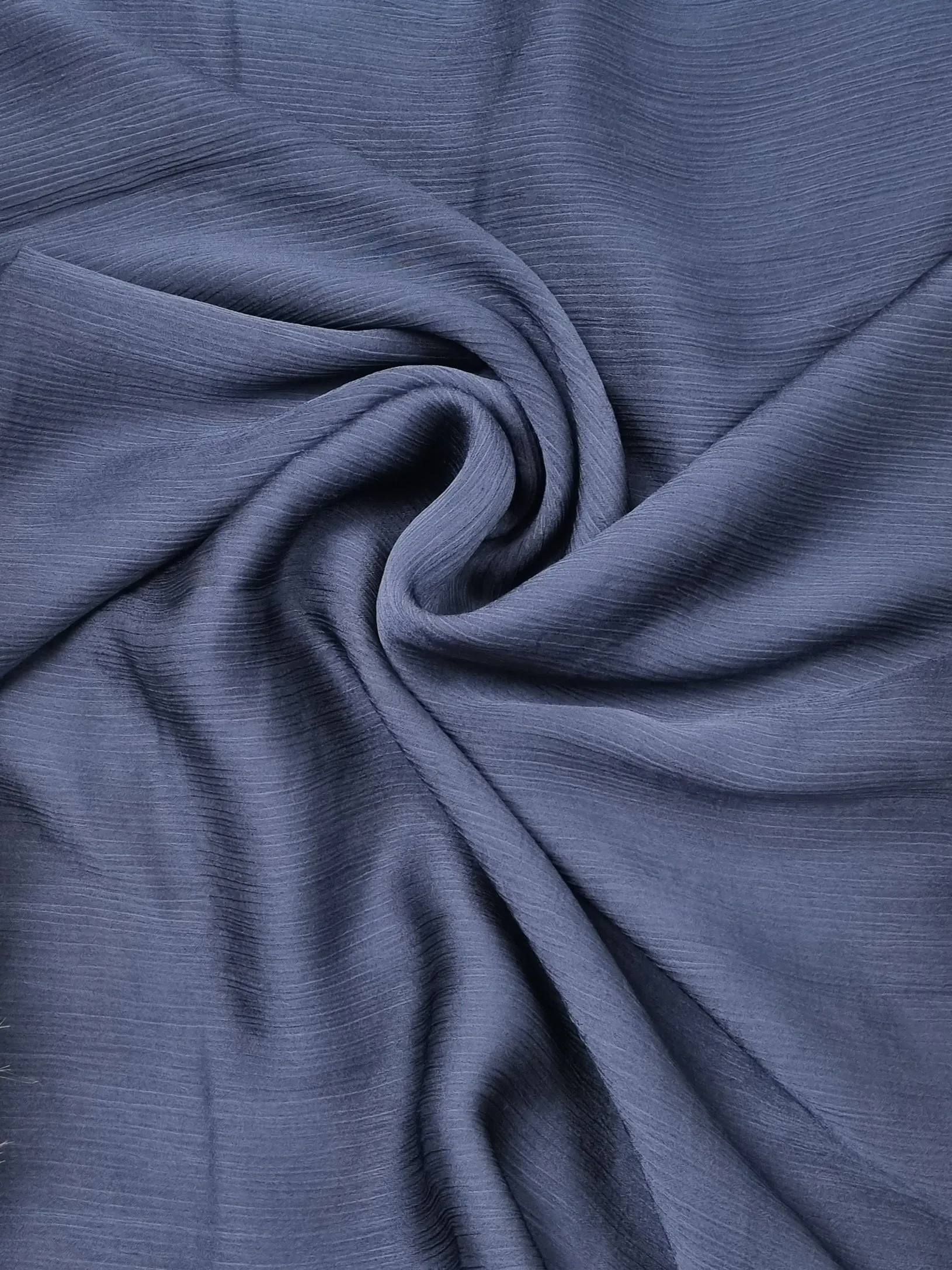 Honey Satin Hijab - Navy