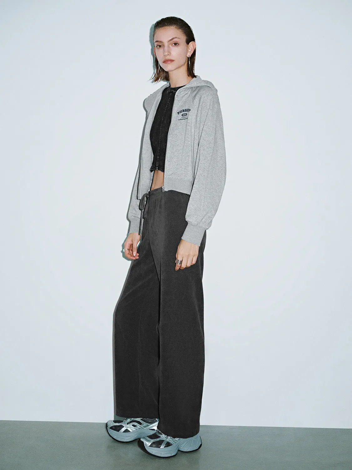 Hoodie Zip Up Front Jackets