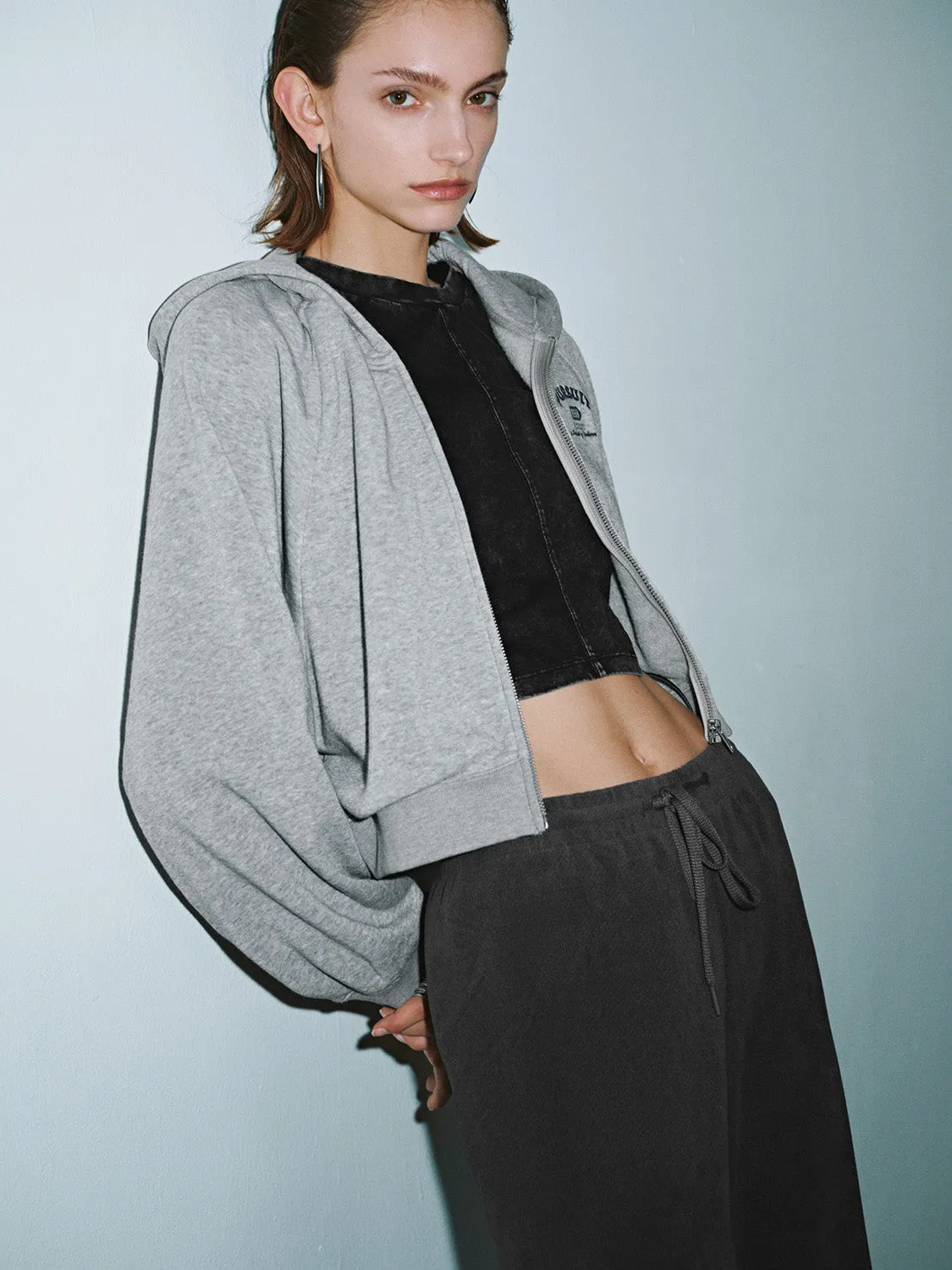 Hoodie Zip Up Front Jackets