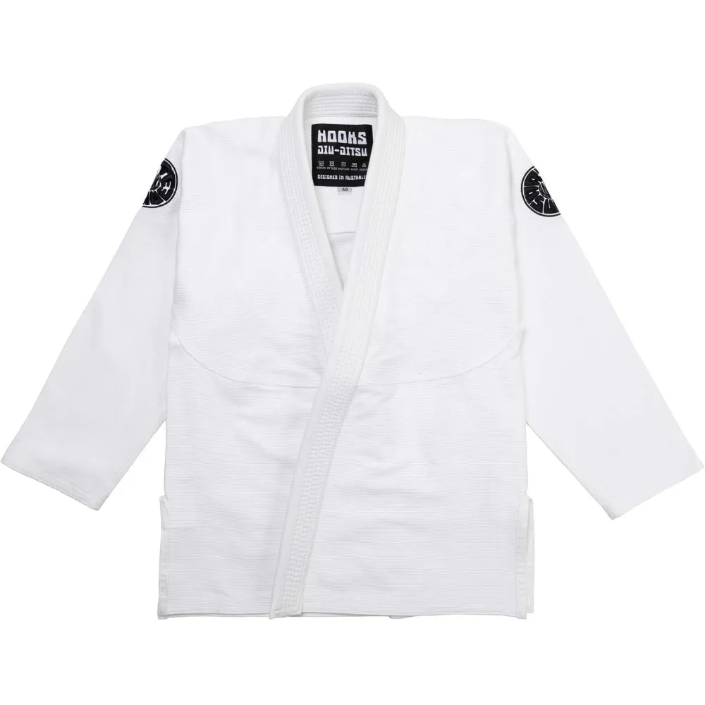 Hooks Arte Suave BJJ Gi - White