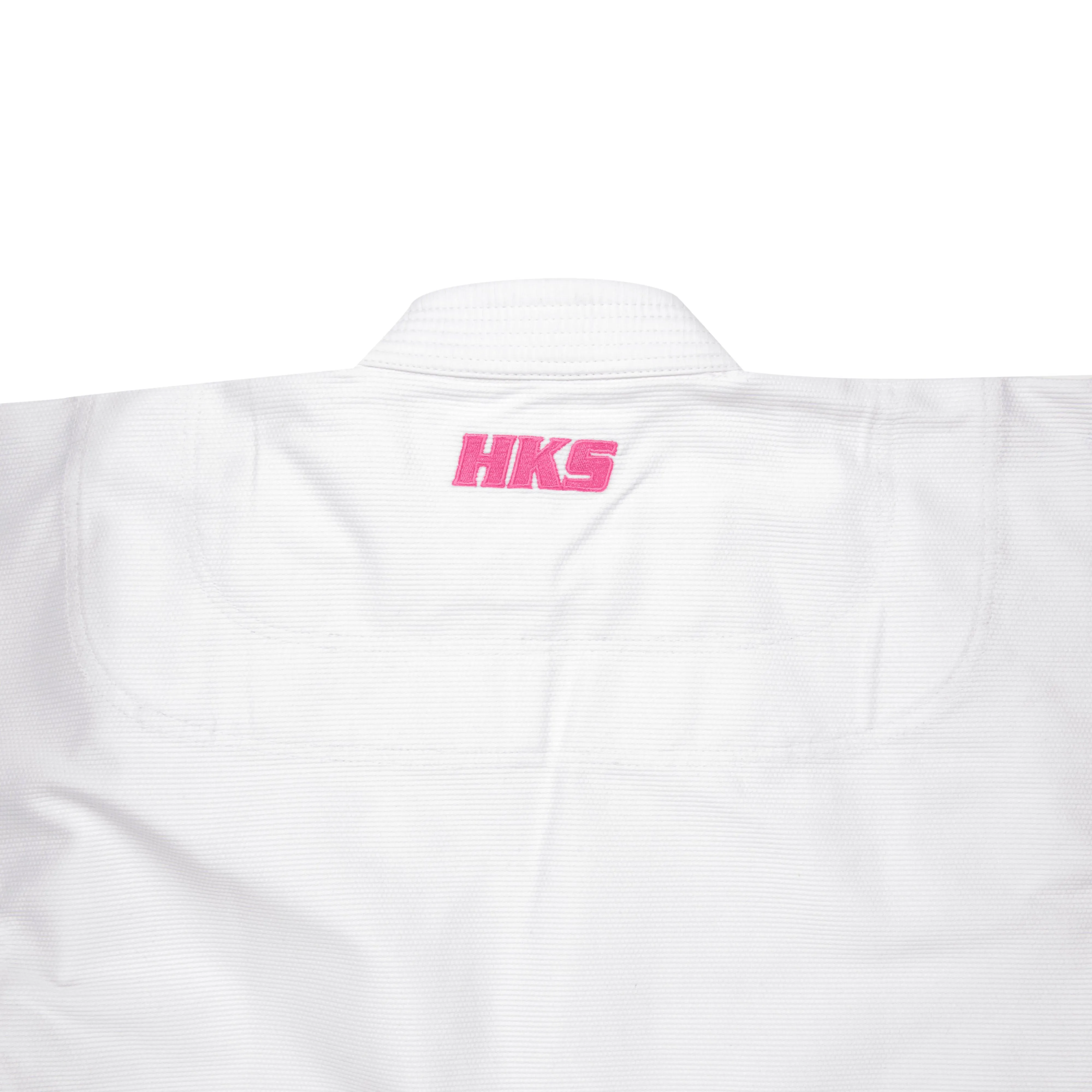 Hooks BJJ GI - Kids Classic - White & Pink includes White Belt