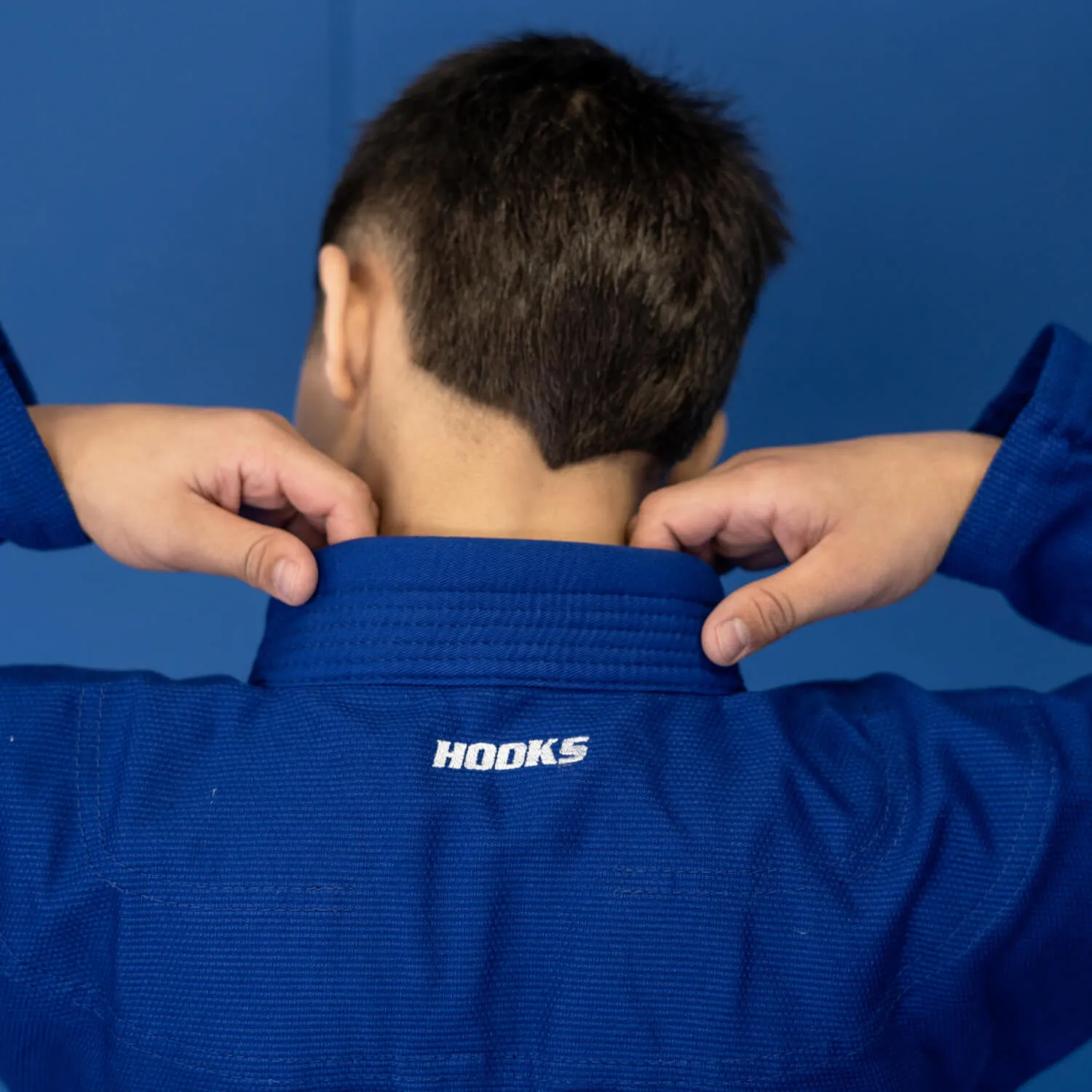 Hooks BJJ GI - Kids Prolight II - Blue with Black includes White Belt