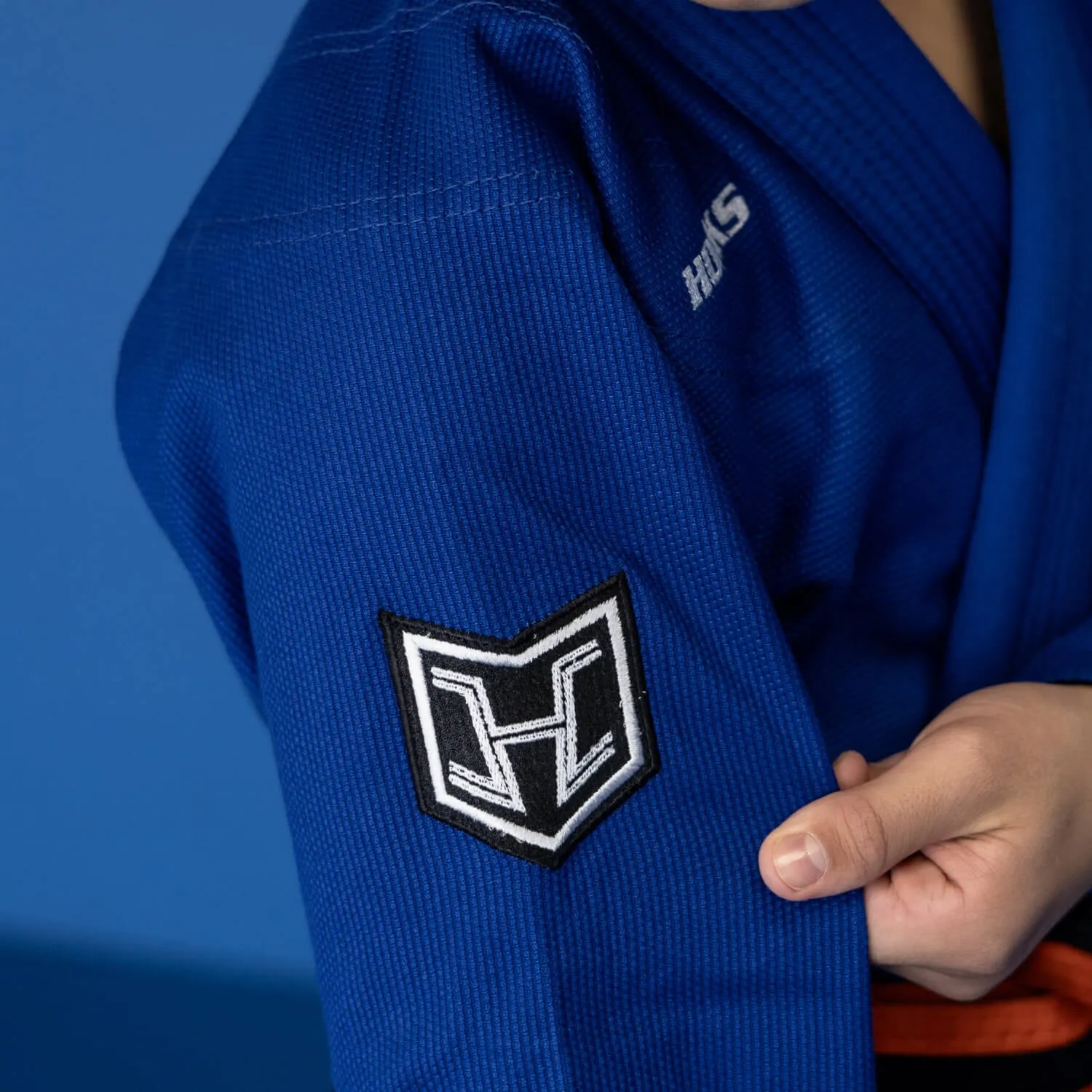 Hooks BJJ GI - Kids Prolight II - Blue with Black includes White Belt