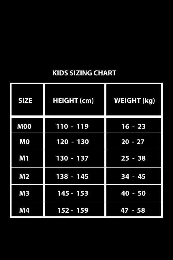 Hooks BJJ GI - Kids Prolight II - White with Black includes White Belt