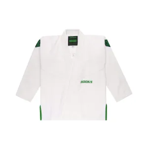 Hooks BJJ GI - Kids Prolight - White Goblin includes White Belt