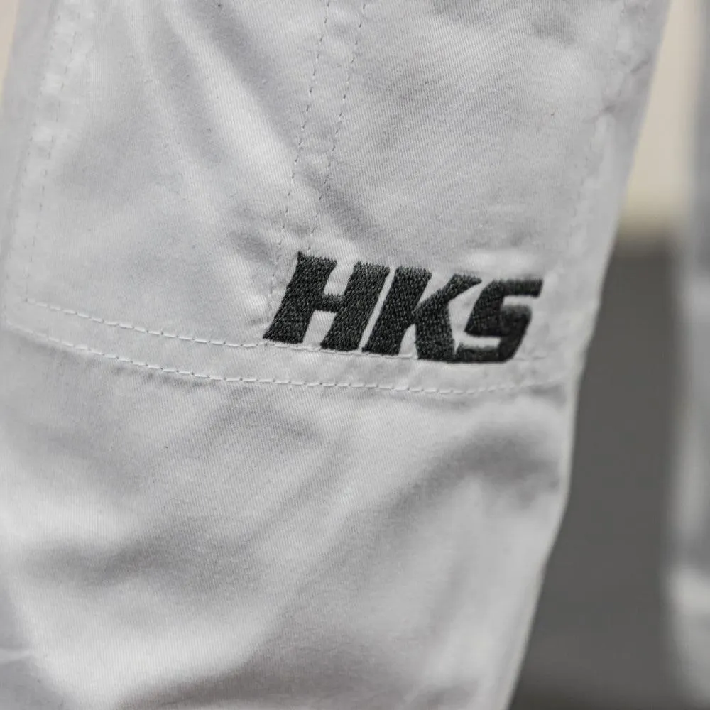 Hooks BJJ GI - Kids Prolight - White w/ Black & Gun Metal includes White Belt