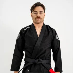 Hooks BJJ GI - Prolight II - Black with White
