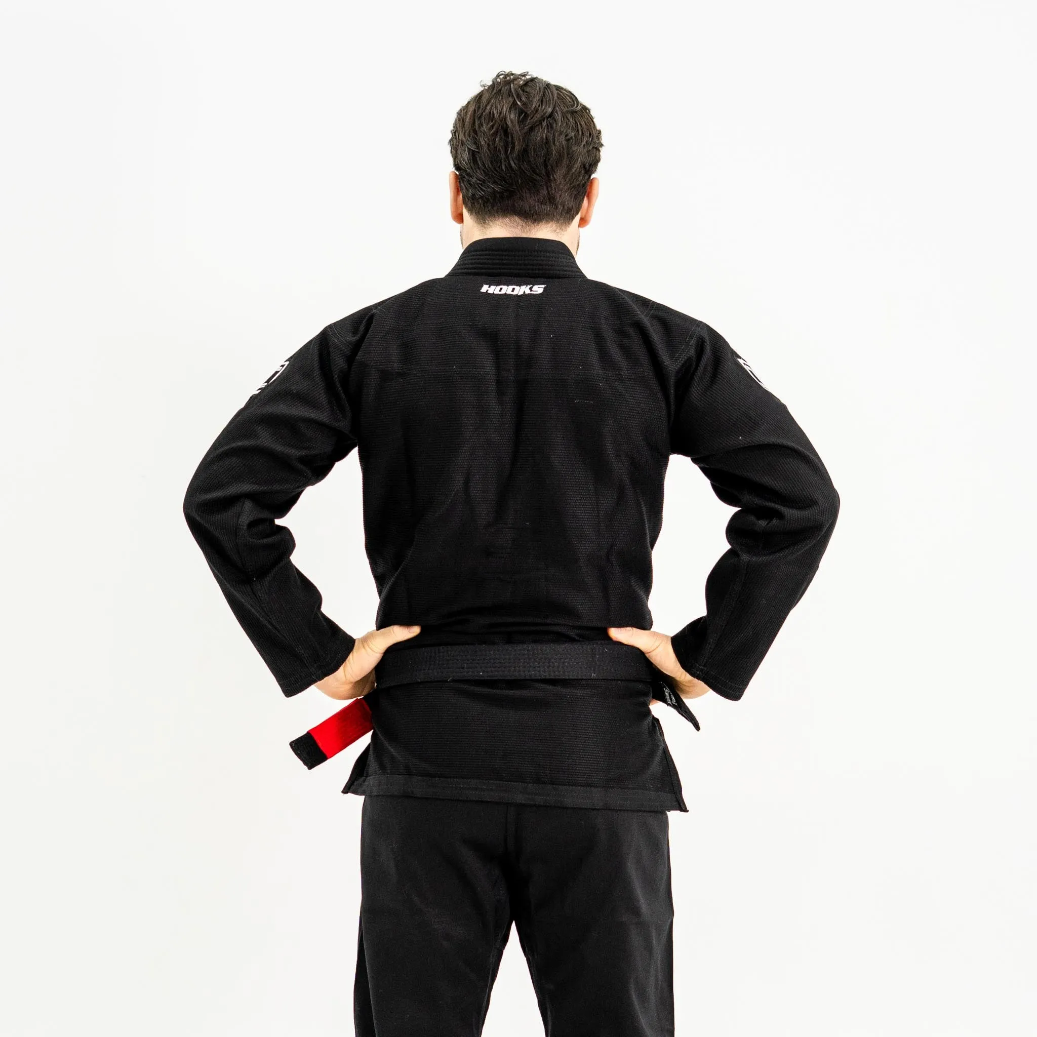 Hooks BJJ GI - Prolight II - Black with White