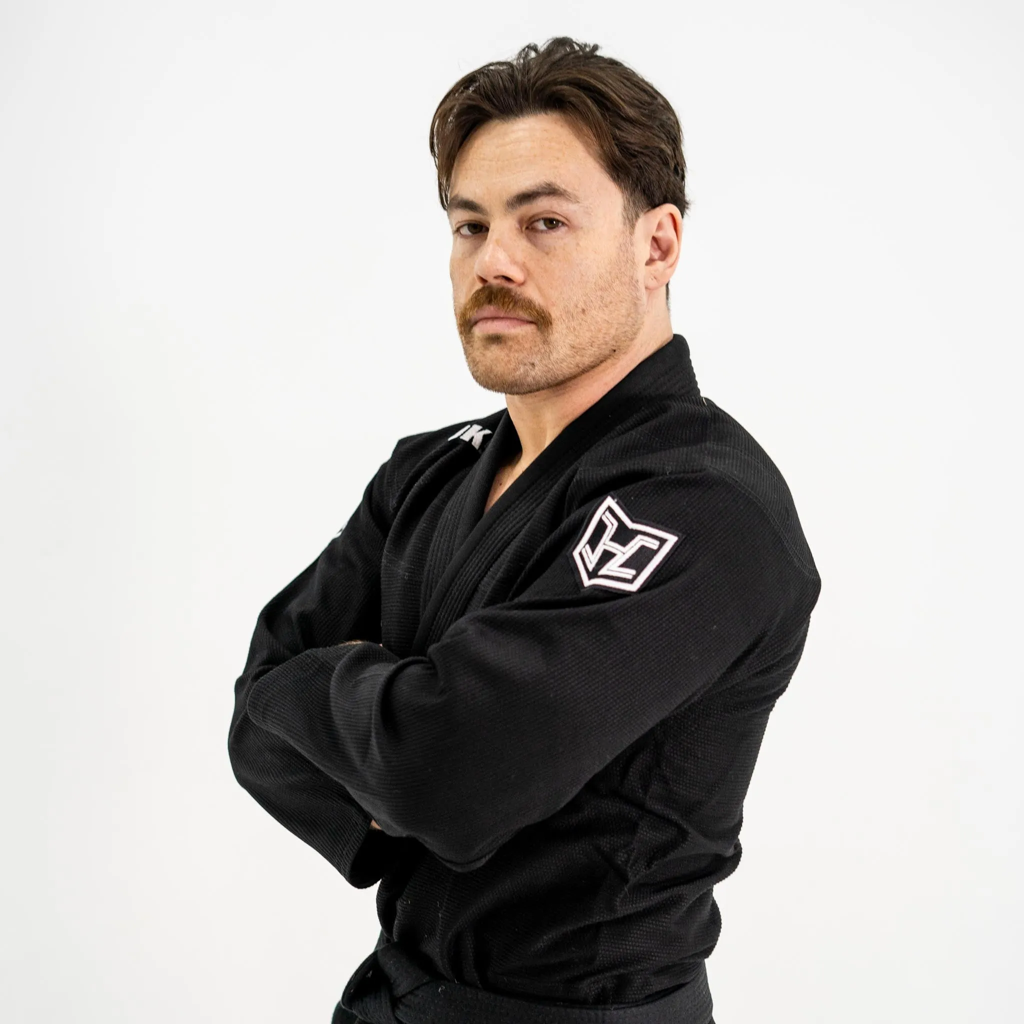 Hooks BJJ GI - Prolight II - Black with White
