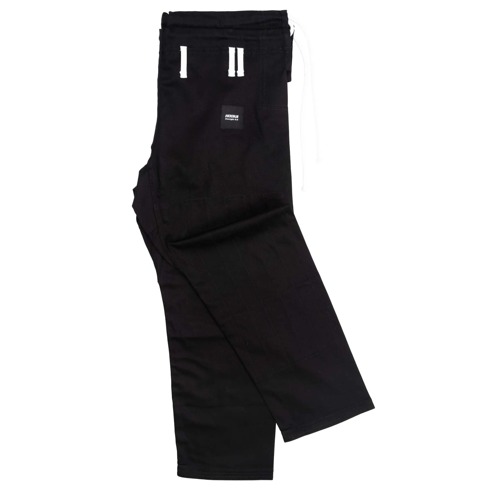 Hooks BJJ GI - Prolight II - Black with White