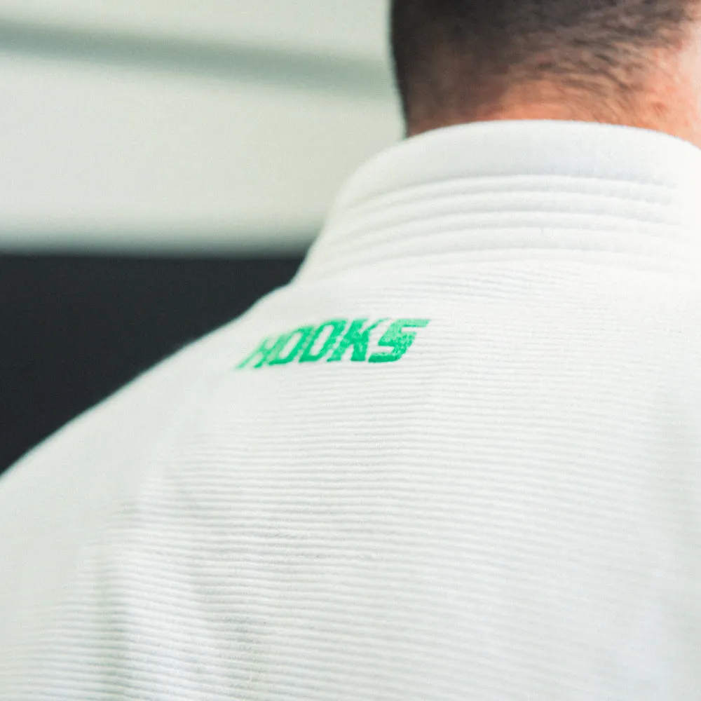 Hooks BJJ GI - Prolight II - White Goblin