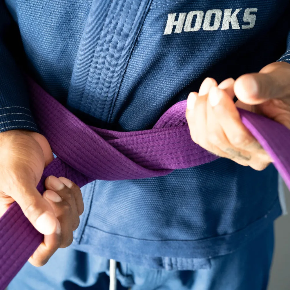 Hooks BJJ GI - Prolight - Navy with Black/Grey