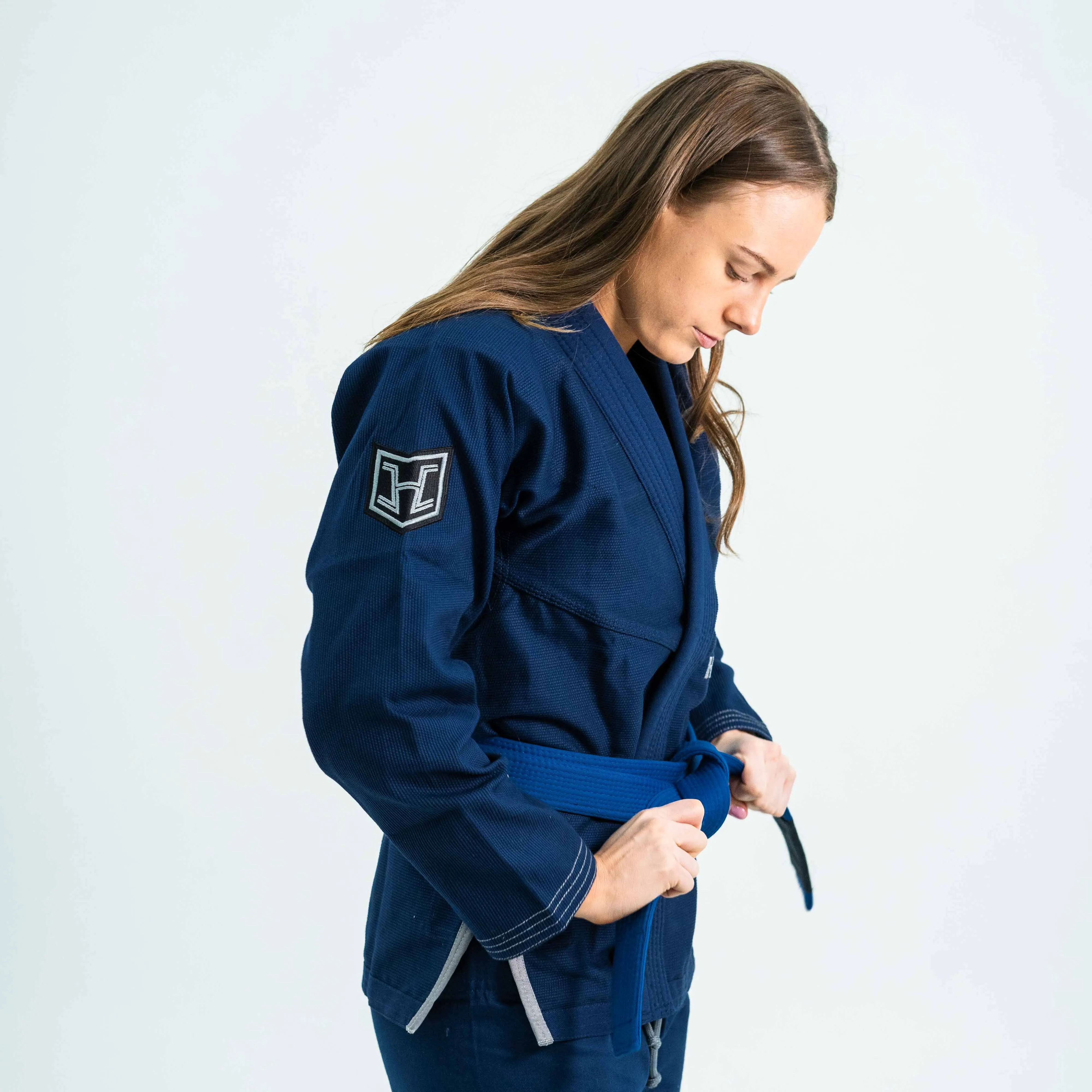 Hooks BJJ GI - Prolight - Navy with Black/Grey