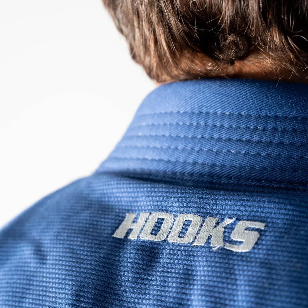 Hooks BJJ GI - Prolight - Navy with Black/Grey