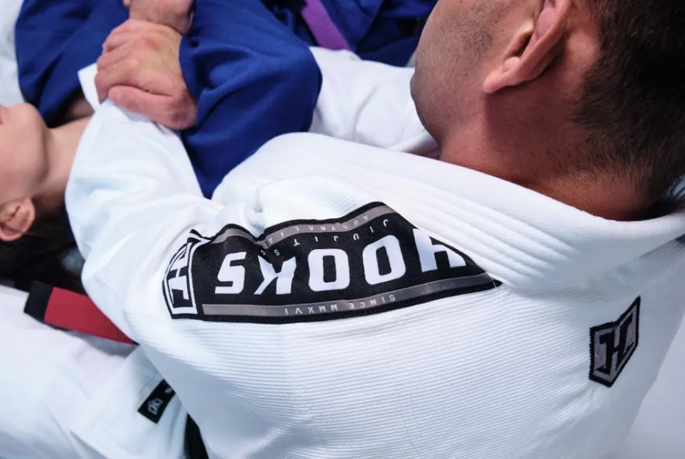 Hooks Origin BJJ Gi - White with White Belt