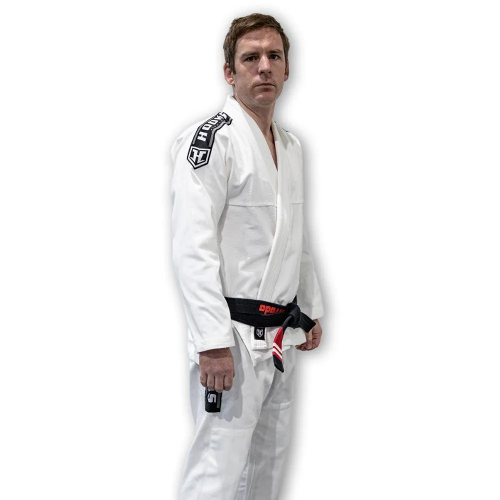 Hooks Origin BJJ Gi - White with White Belt