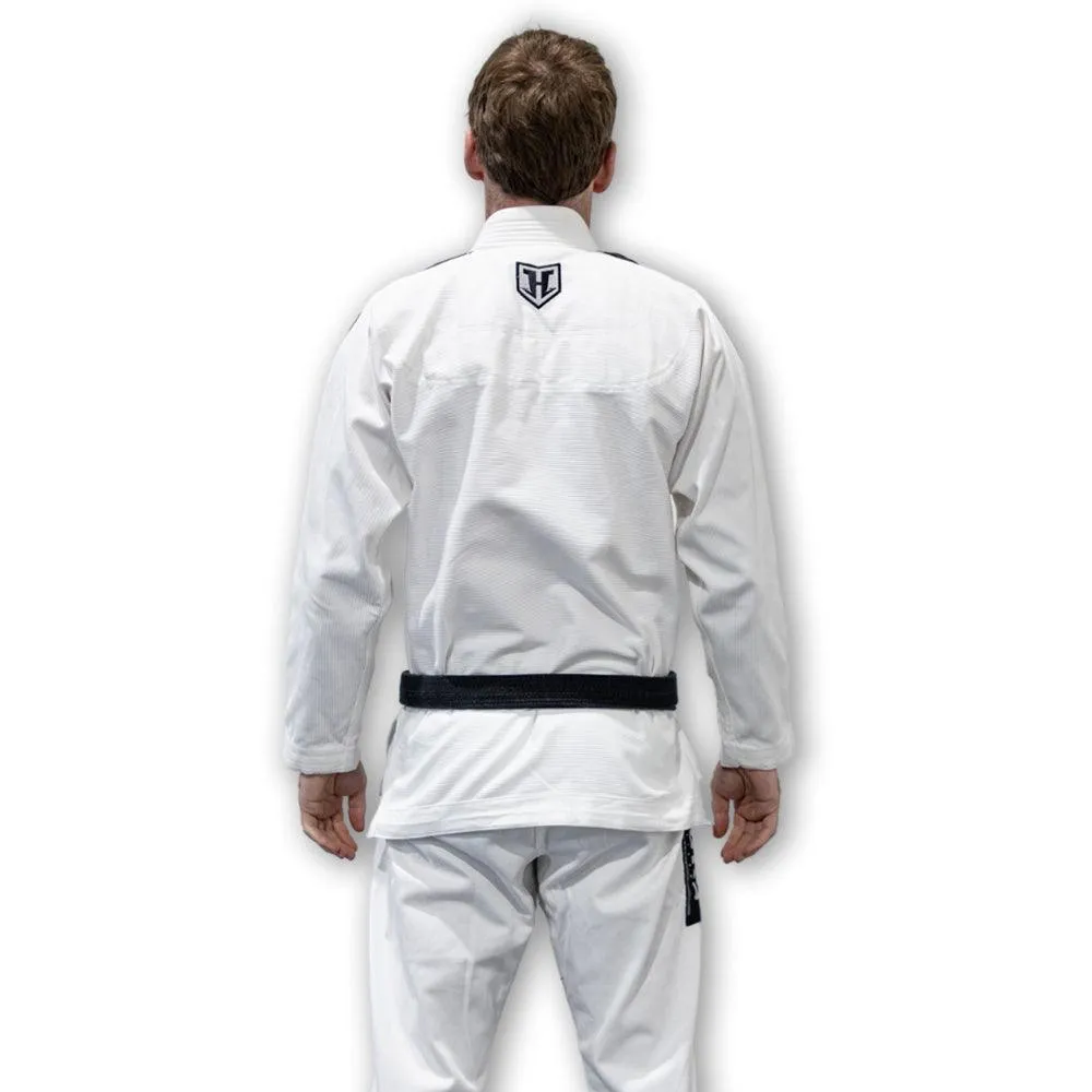 Hooks Origin BJJ Gi - White with White Belt