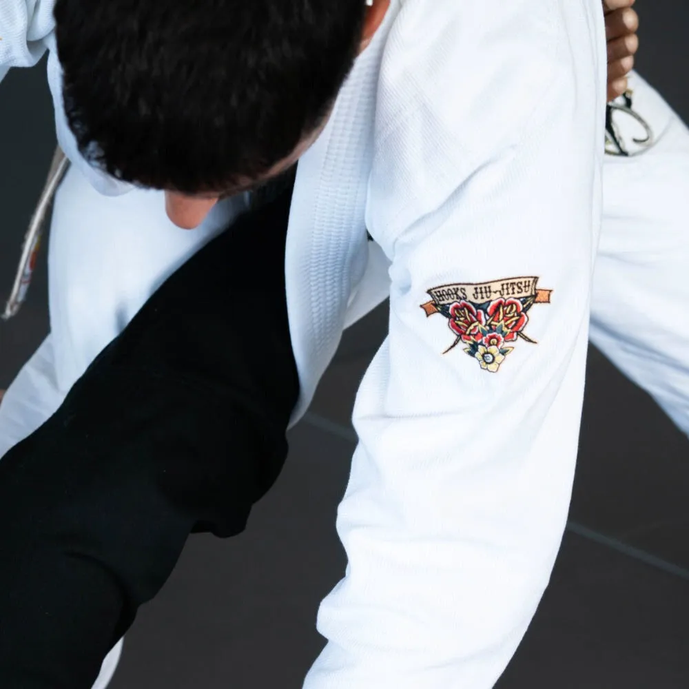 Hooks Pantera Negra BJJ GI - White