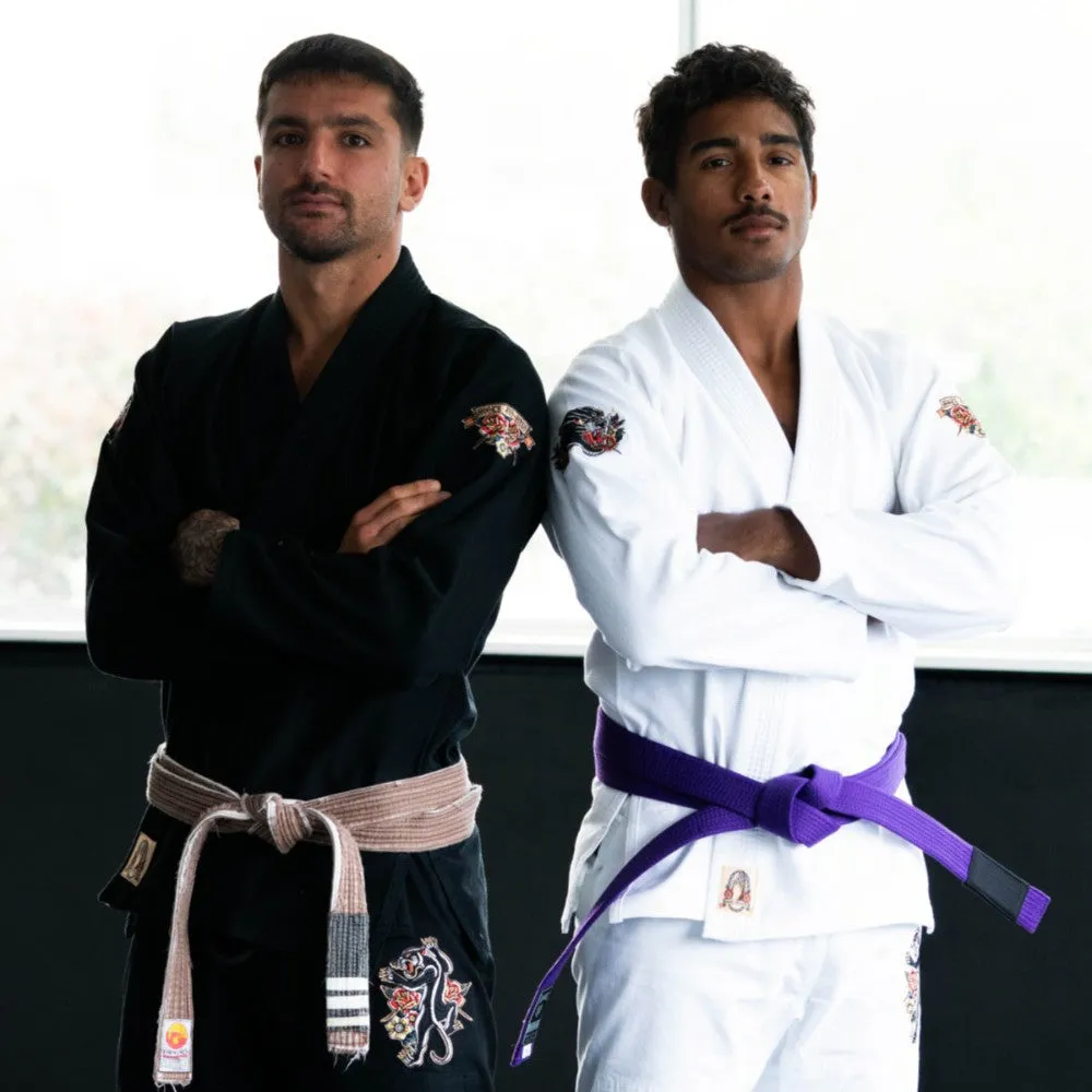 Hooks Pantera Negra BJJ GI - White