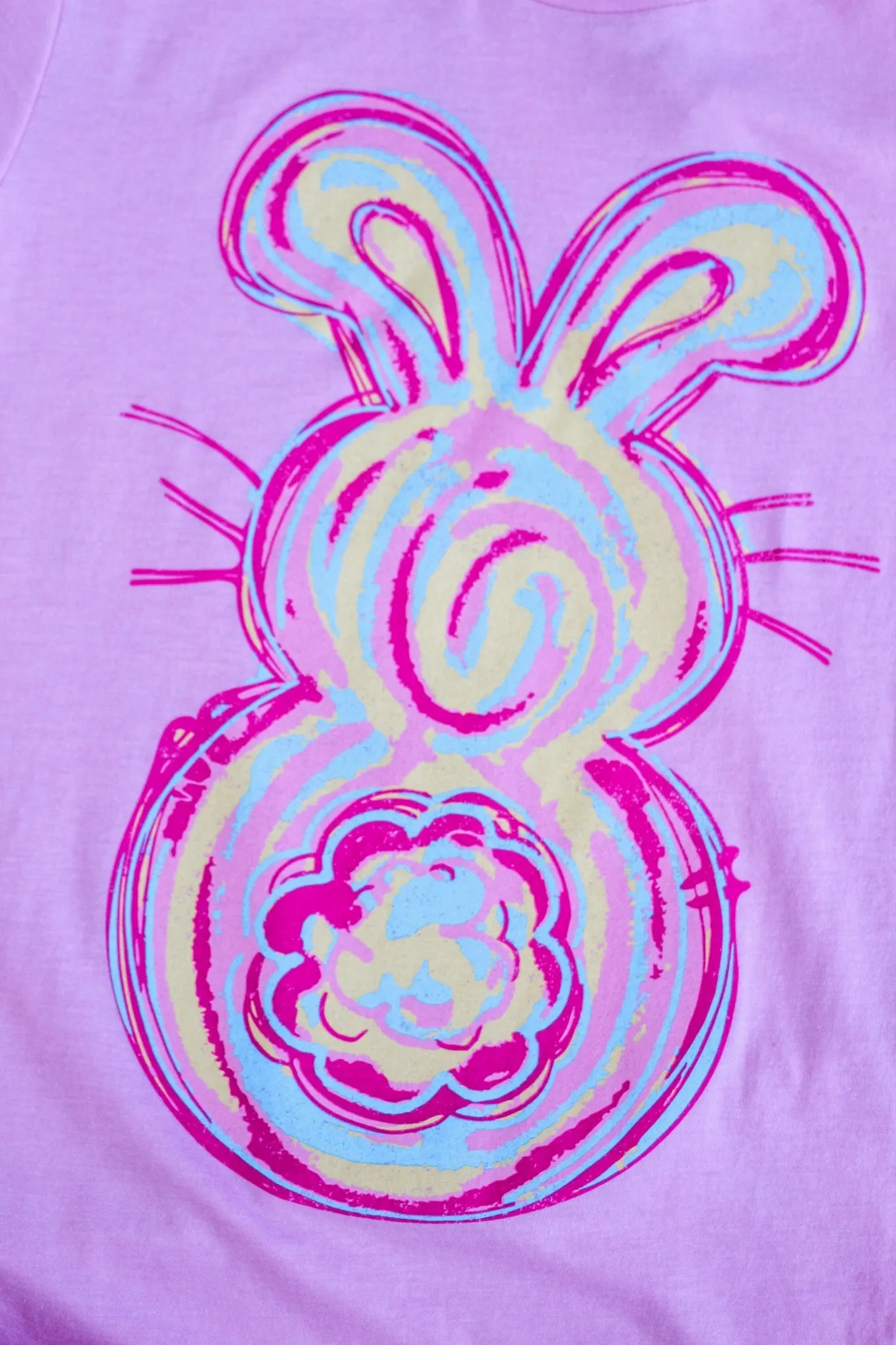 Hoppin’ Into Spring Graphic Tee • Pink