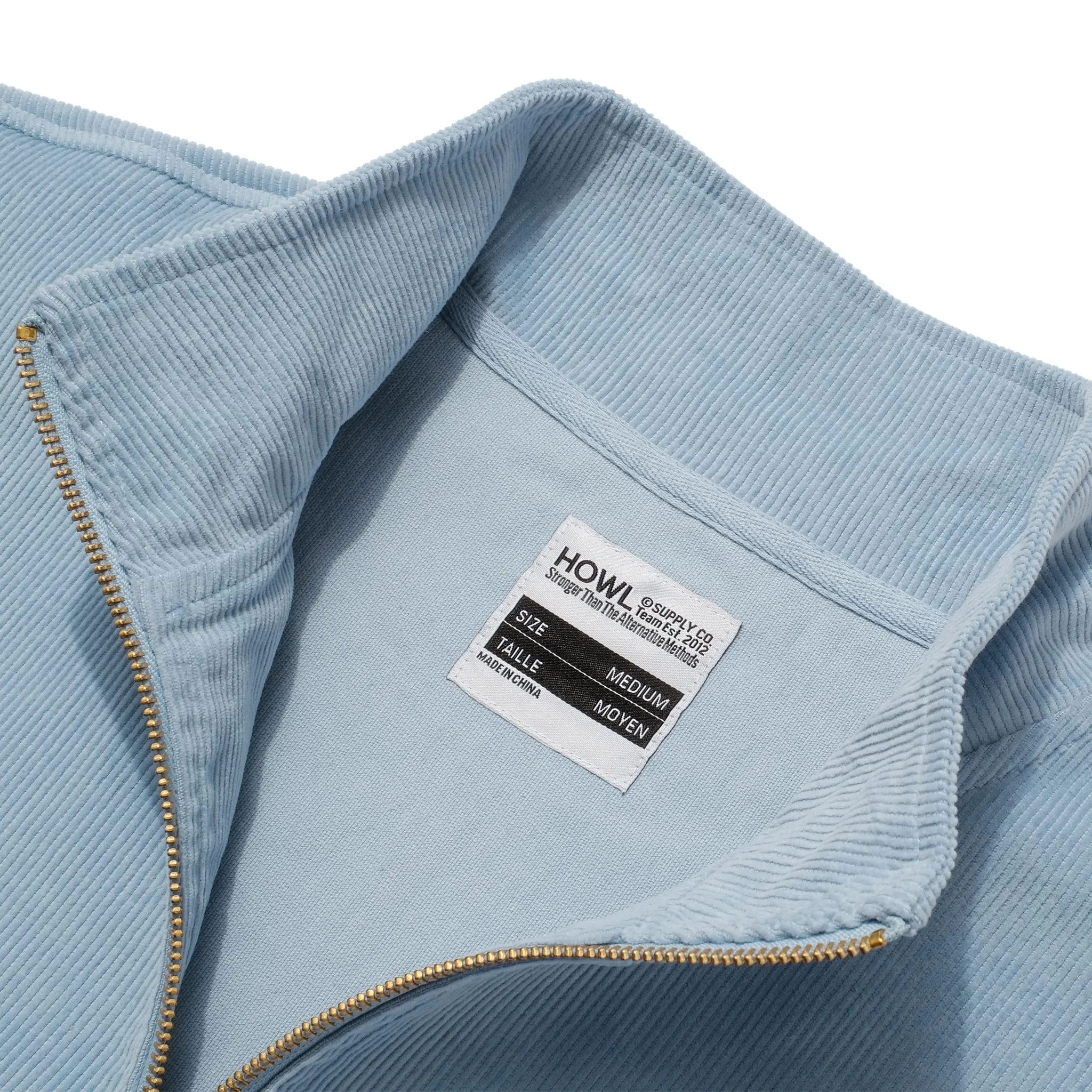Howl Corduroy Half Zip Uniform Blue 2025