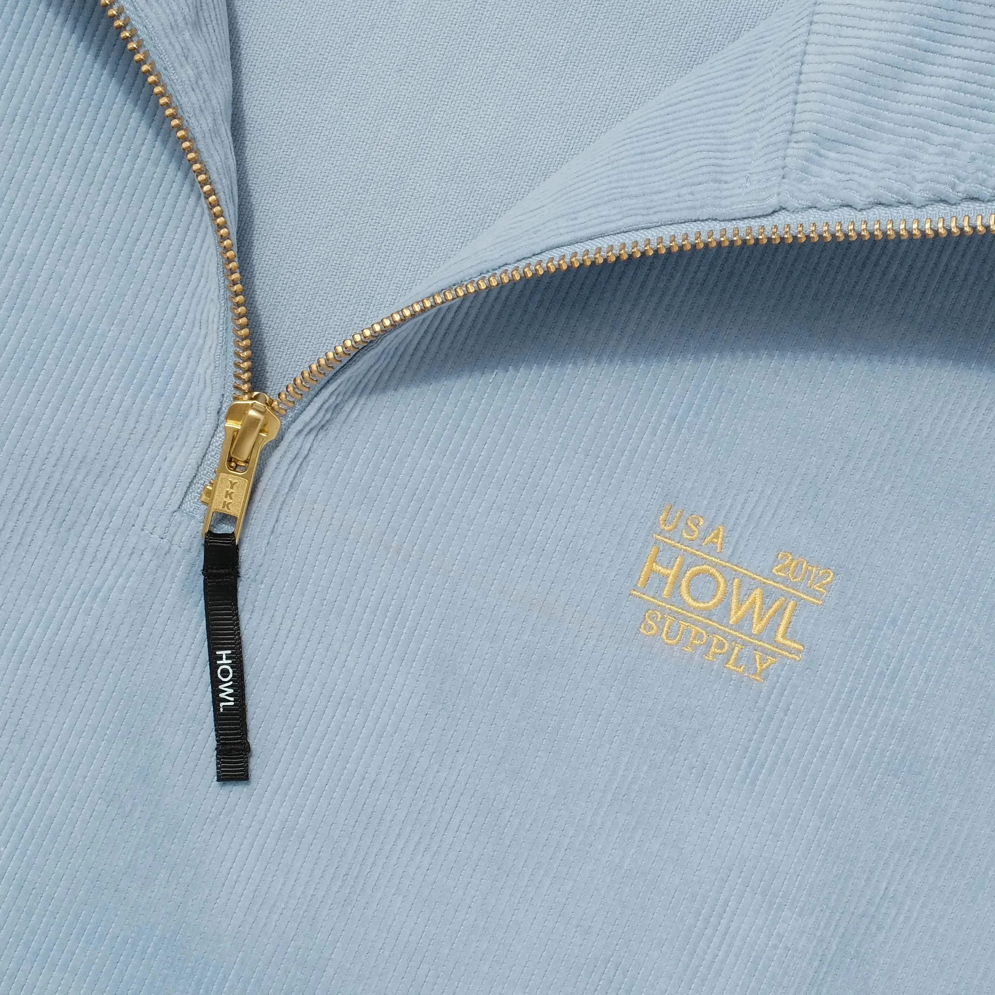Howl Corduroy Half Zip Uniform Blue 2025