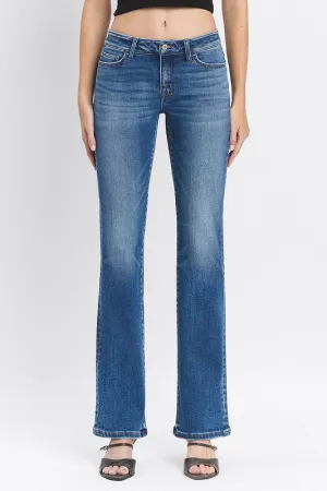 Humour Low Rise Bootcut Jeans by Vervet