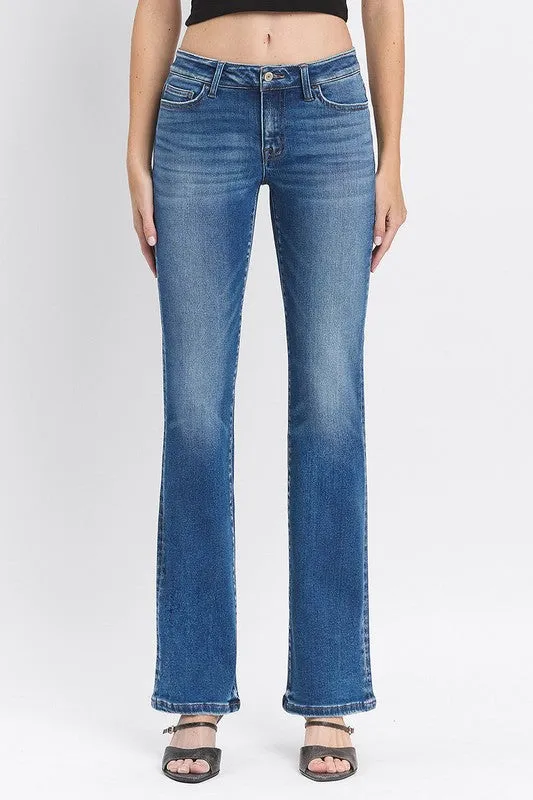 Humour Low Rise Bootcut Jeans by Vervet